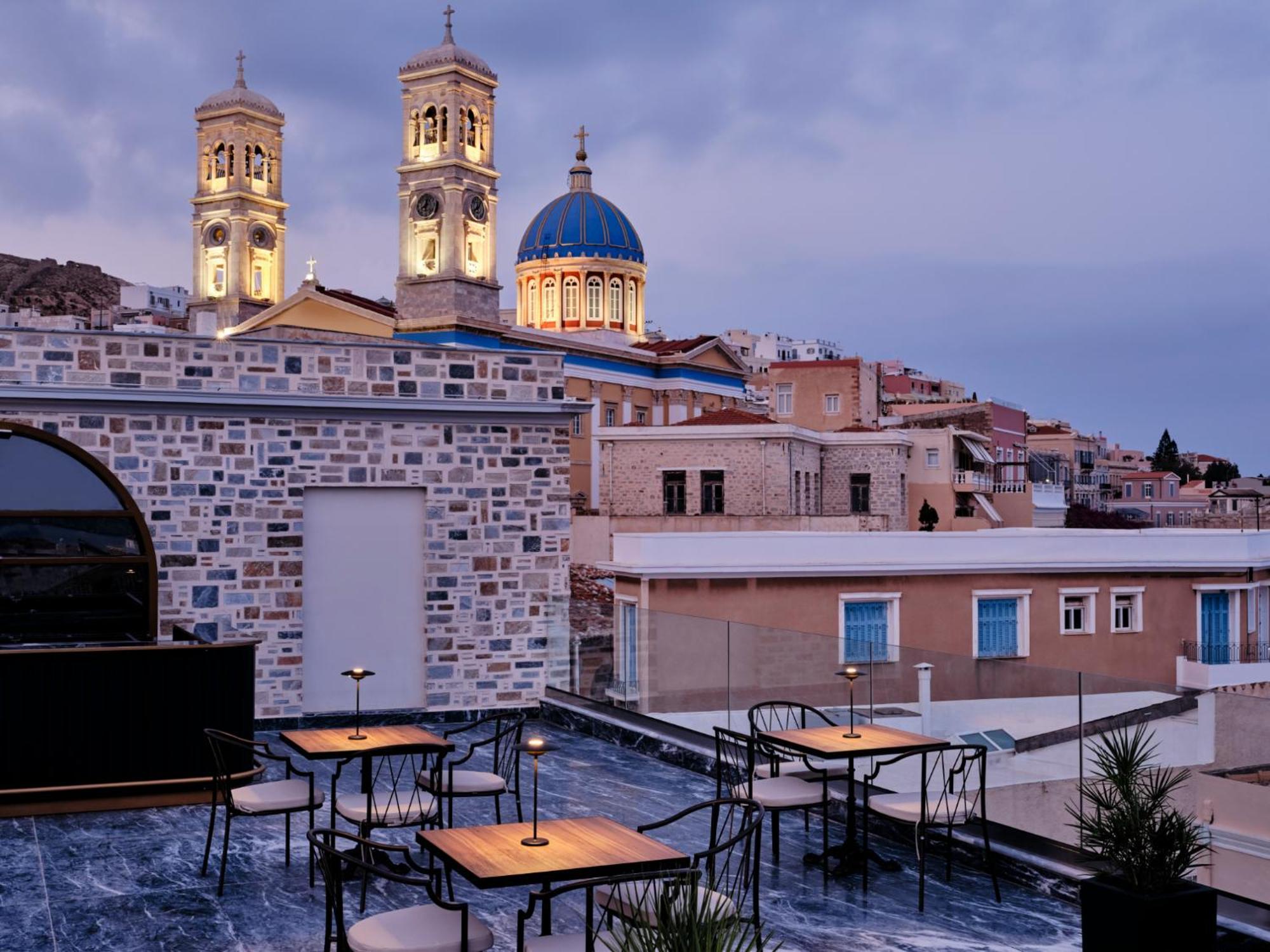 Argini Syros Hotel Ermoupoli Ngoại thất bức ảnh