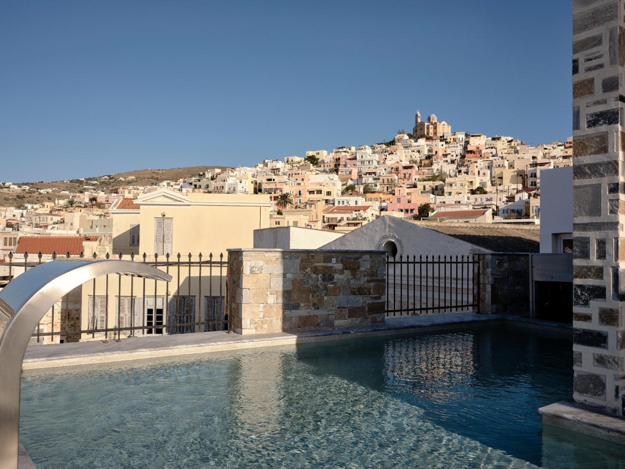 Argini Syros Hotel Ermoupoli Ngoại thất bức ảnh